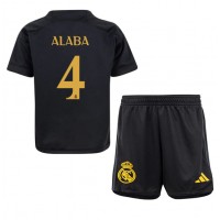 Echipament fotbal Real Madrid David Alaba #4 Tricou Treilea 2023-24 pentru copii maneca scurta (+ Pantaloni scurti)